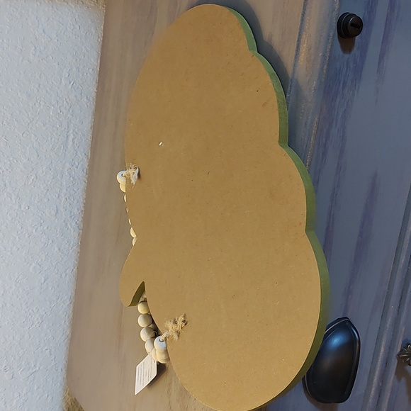 Give Thanks Hanging Pumpkin Sign Wall Door Decor - Picture 5 of 7